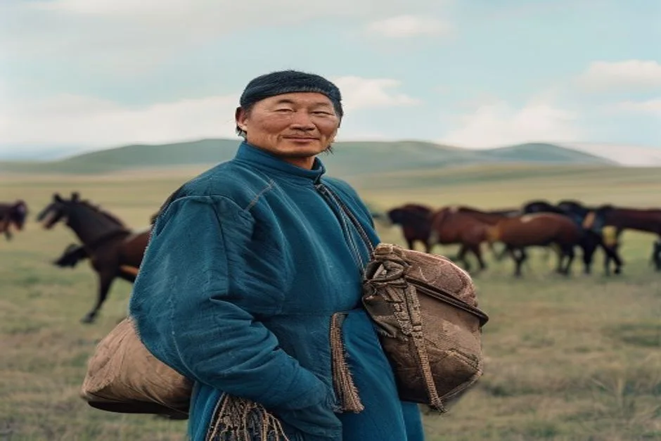 Khangai horse herders