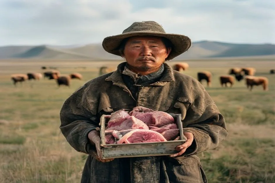 Kherlen steppe herders