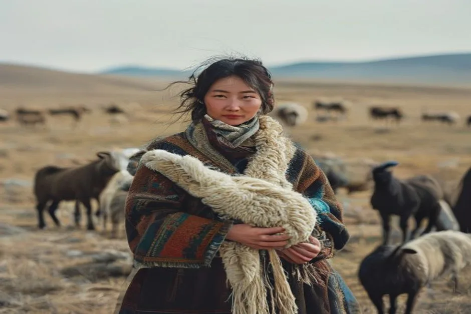 Khongor cashmere herders